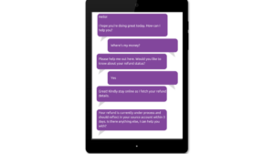 Chatbot powered by conversational AI