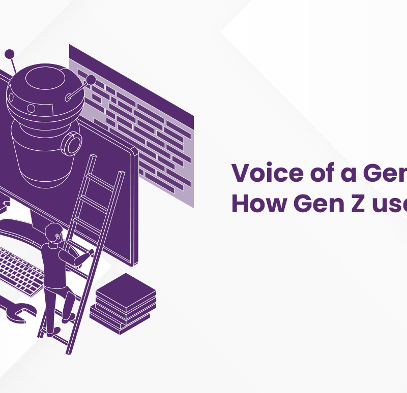 Gen Z using voice AI