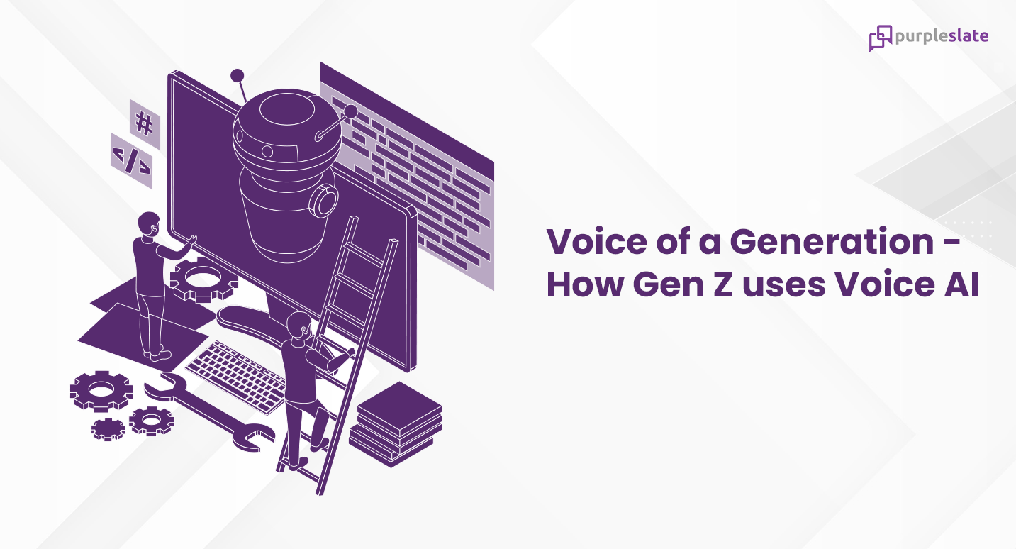Gen Z using voice AI