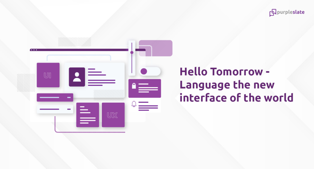 language as an interface