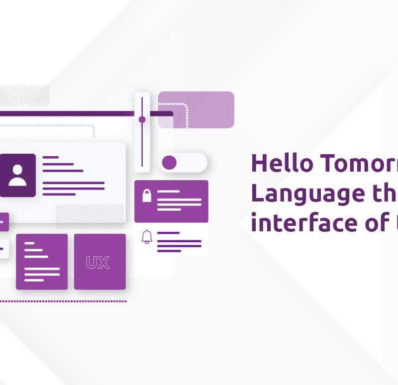 language as an interface